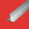 Perfil aluminio en t 25x25