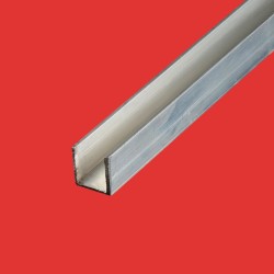 Perfil en u aluminio 30x30