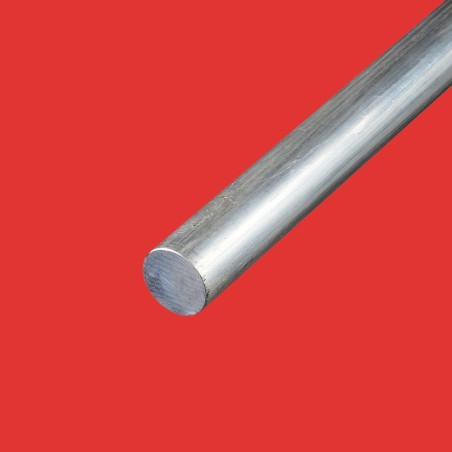 Barra redonda maciza aluminio diámetro 20 mm