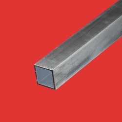 Tubo cuadrado aluminio 35x35 mm