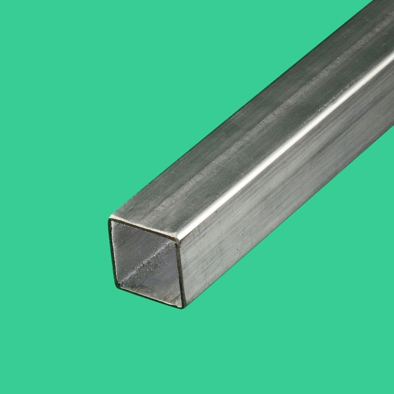 Tubo cuadrado acero inoxidable cepillado 30x30 mm