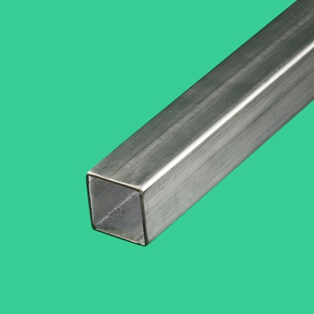 Tubo cuadrado acero inoxidable cepillado 40x40 mm