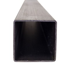Tubo cuadrado acero negro 70x70 mm