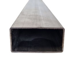 Tubo rectangular acero 80x40 mm