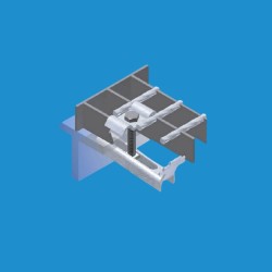 Fijación rejilla metálica para el suelo