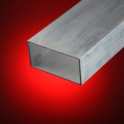 Tubo rectangular aluminio 60x30 mm
