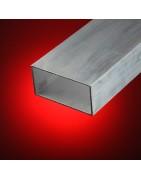 Tubo aluminio rectangular